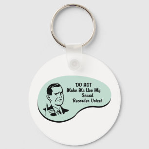 Sound Recorder Voice Keychain