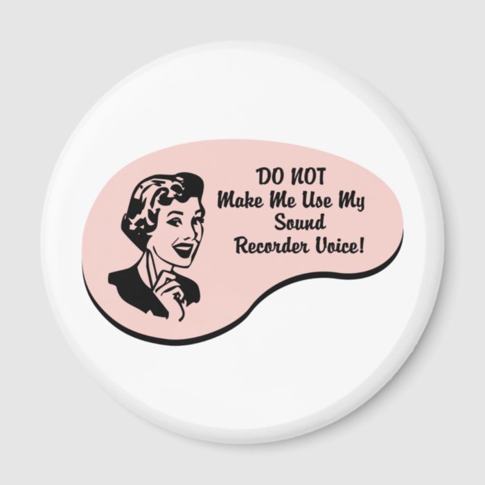 Sound Recorder Voice Refrigerator Magnet