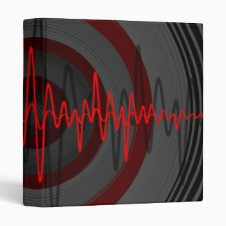 Sound Red Dark binder