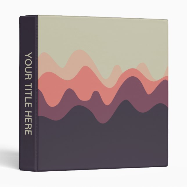 Sound Sketch 01 3 Ring Binder (Front/Spine)