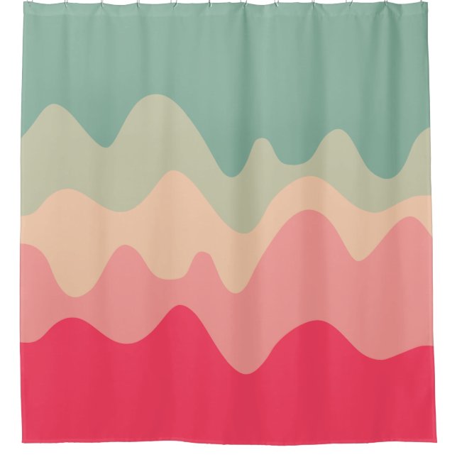 Sound Sketch 04 Shower Curtain (Front)