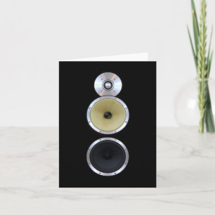 Sound Speaker Note Card