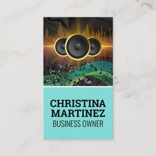 Sound Speakers | Engineer | Musician Business Card