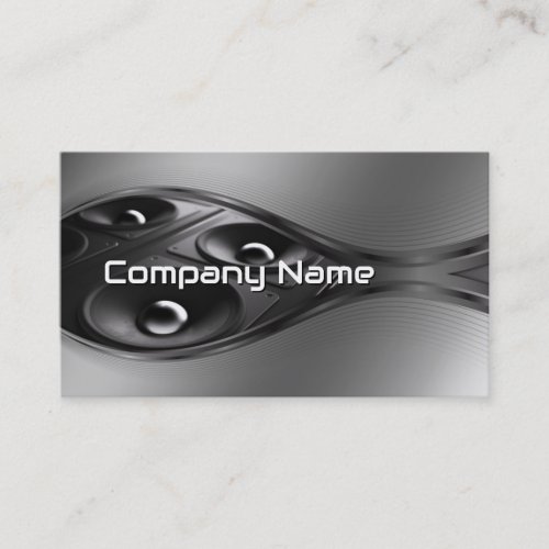 Sound systems business card