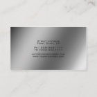 Sound Systems Grey Metal Gradient Business Card