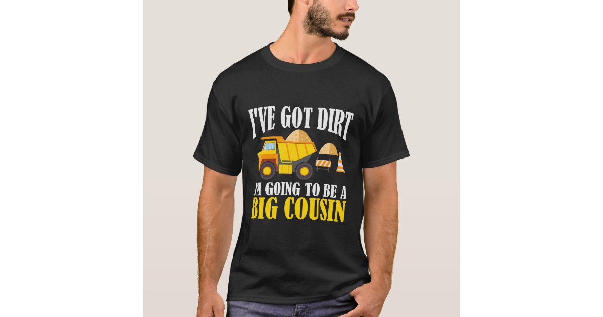 Official Zazzle apparel mockup with Sound the Alarm! Big Cousin Fire Truck Tee