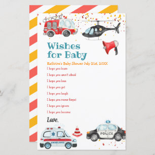 Sound the alarm Grab your gear Wishes for Baby