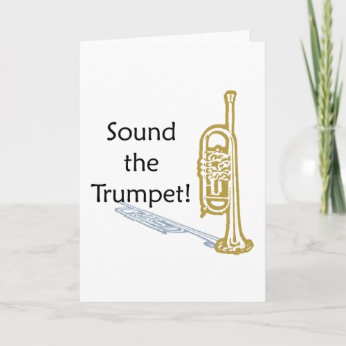 Sound the Trumpet Card