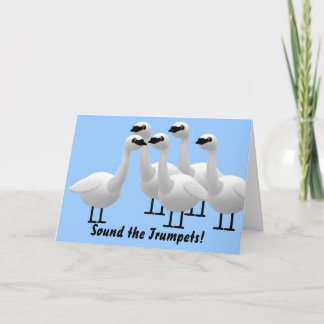 Sound the Trumpets Birthday Card