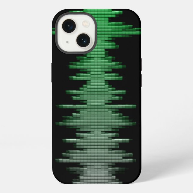 Sound Wave Audiophile iPhone Case (Back)
