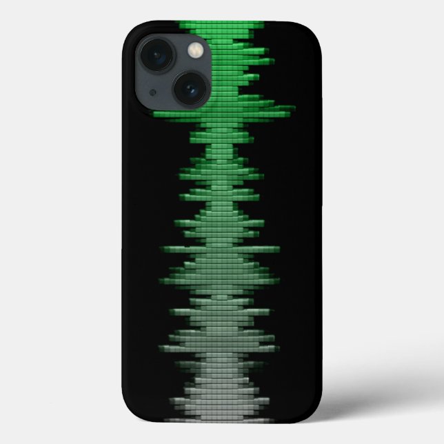 Sound Wave Audiophile iPhone Case (Back)