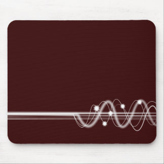 Sound Wave - Brown Mouse Pad