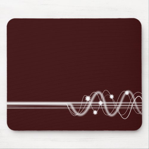 Sound Wave _ Brown Mouse Pad