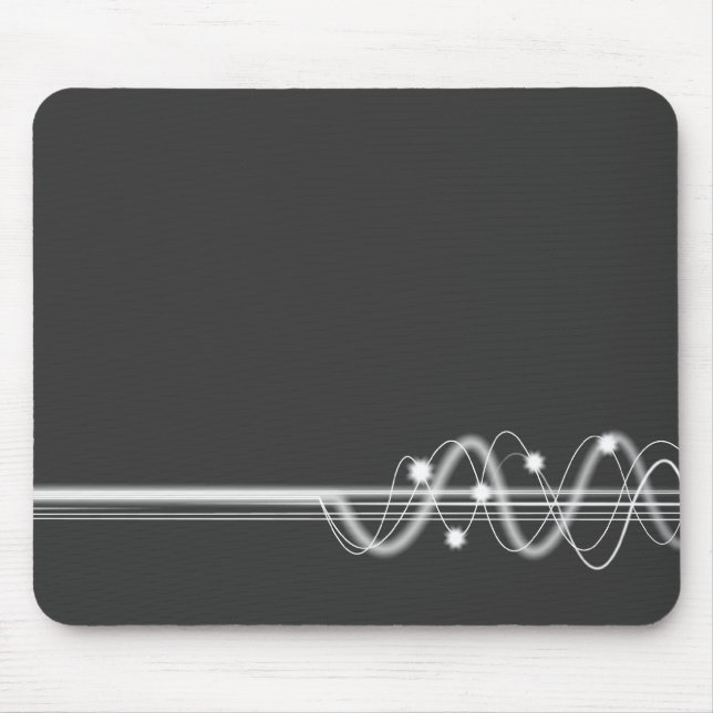 Sound Wave - Dark Gray Mouse Pad (Front)