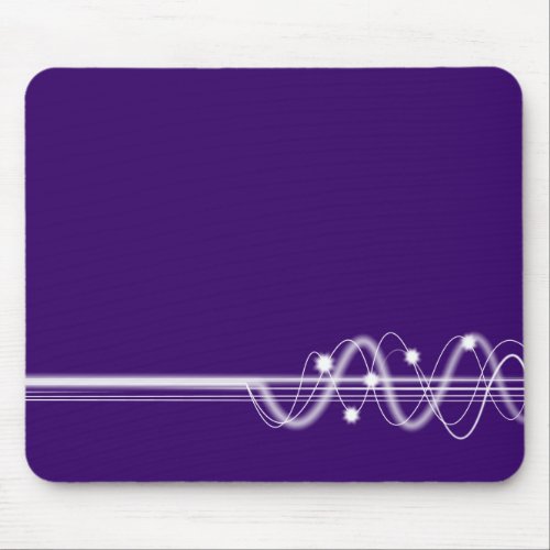 Sound Wave _ Deep Violet Mouse Pad