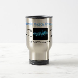 sound_wave, Diagnostic Medical Sonography, ECHO... Travel Mug