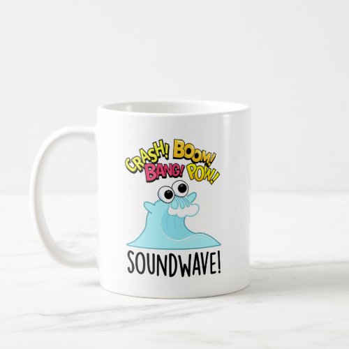 Sound Wave Funny Ocean Pun  Coffee Mug