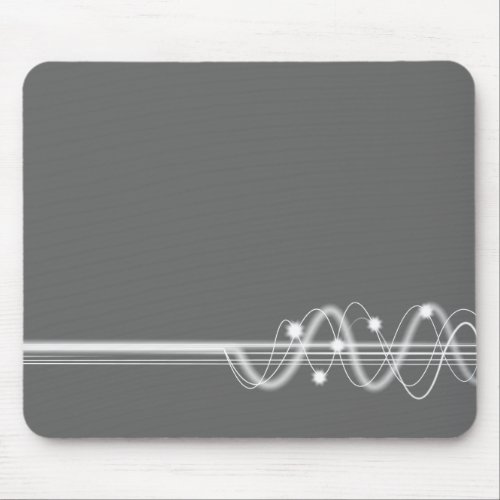 Sound Wave _ Gray Mouse Pad