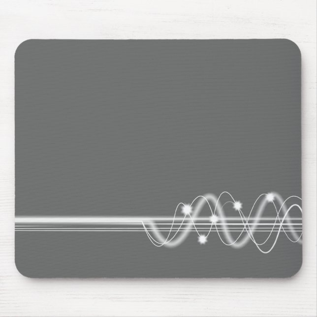 Sound Wave - Gray Mouse Pad (Front)