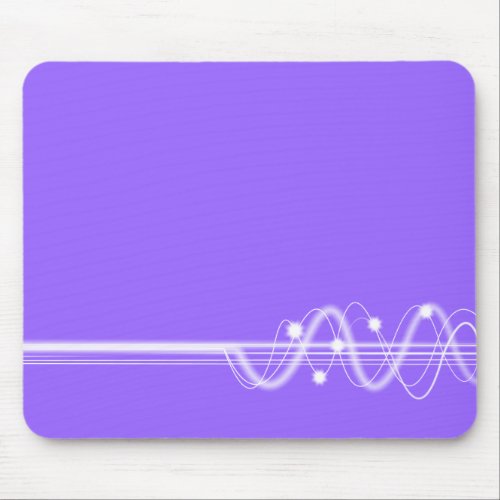 Sound Wave _ Mauve Mouse Pad