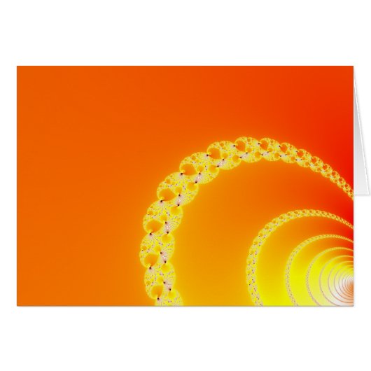 Sound Waves Fractal Art Cards (Front Horizontal)