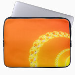 Sound Waves Fractal Art Laptop Sleeve