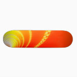 Sound Waves Fractal Art Skateboard Deck