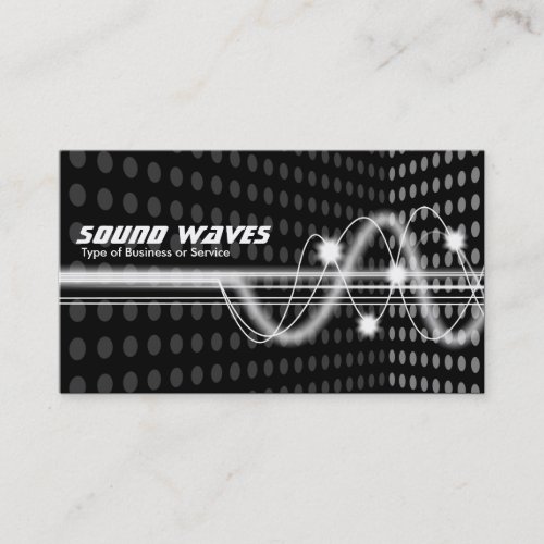 Sound Waves - Spot Corner Business Cards