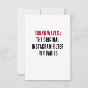 Sound waves: the original thank you card