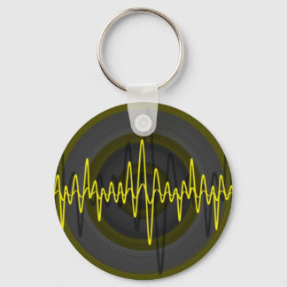 Sound Yellow Dark keychain