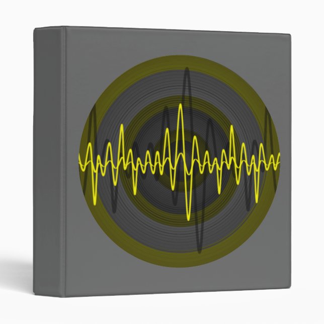 Sound Yellow Dark Round binder grey (Front/Spine)