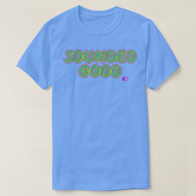 Sounded Good Hipster Golf T-Shirt (Design Front)