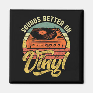 Sounds Better On Vinyl - Music Lover Disc Records Magnet