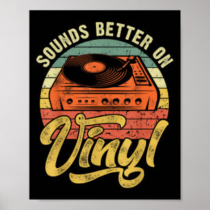 Sounds Better On Vinyl - Music Lover Disc Records  Poster