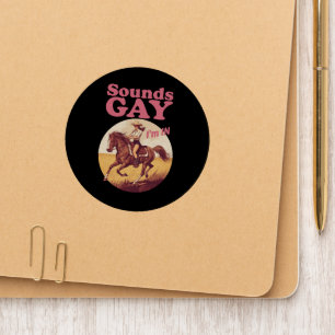Sounds Gay I'm In Lesbian Western Pride Progress  Patch