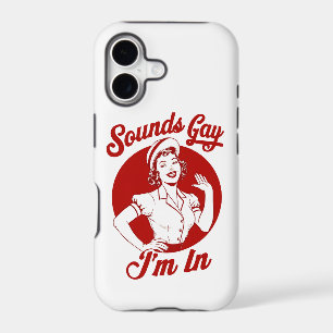 Sounds Gay I'm In Vintage Lesbian Cowgirl Howdy iPhone 17 Case