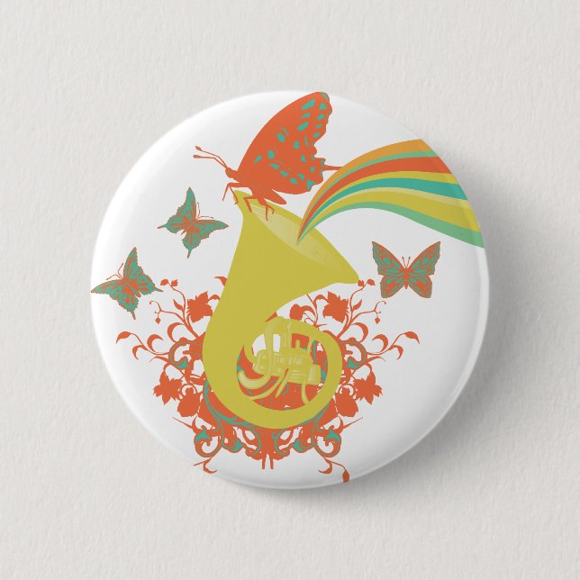 sounds of a horn vector design button (Front)