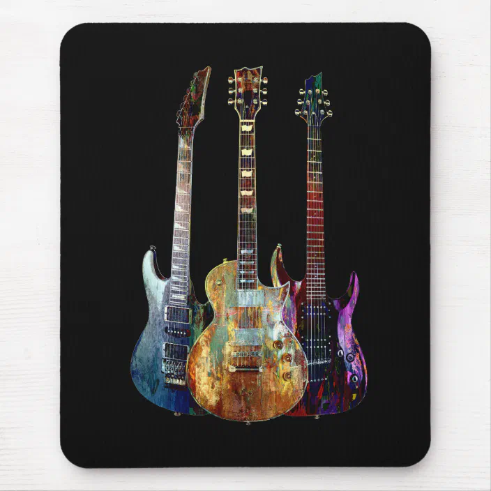 Never Underestimate An Old Man With A Bass Guitar Mousemat Office 