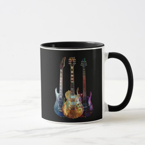 Sounds of music Colorful guitar Mug