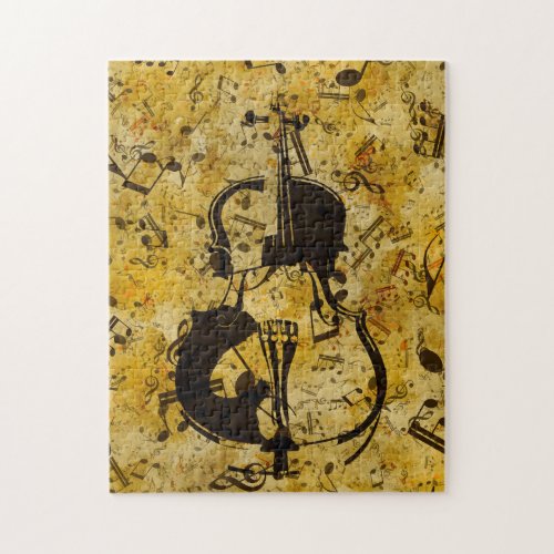 Sounds of music Violin Jigsaw Puzzle
