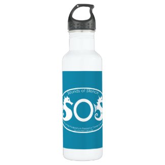 Sounds of Silence (SOS) - LMR - Water Bottle 24oz Water Bottle