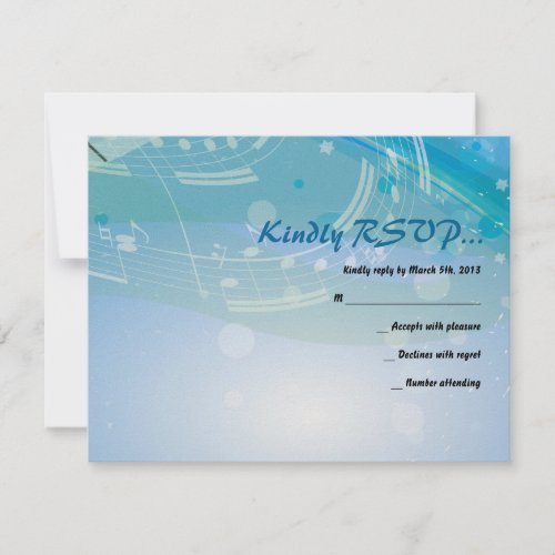 SOUNDS of the PIANO Bat Bar Mitzvah Reply Card