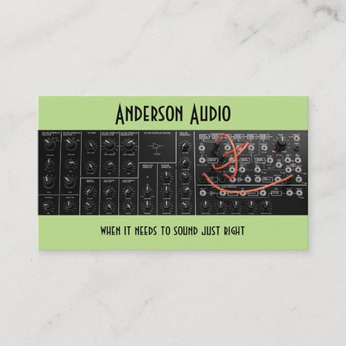 Soundstage Audio Engineering Electronics Repair Business Card