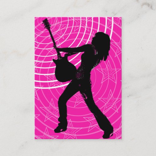 Customizable "Soundwave" Chubby Card Business Card