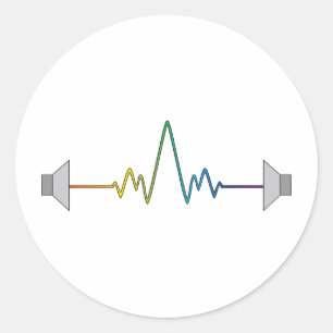 Soundwave Classic Round Sticker