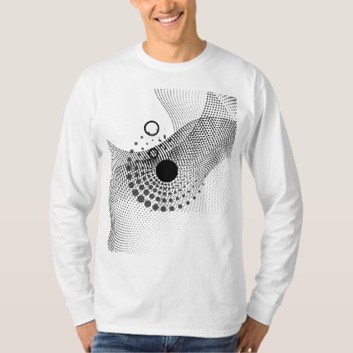 Soundwaves of Dots T_Shirt