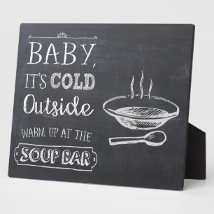 Soup Bar Sign Plaque