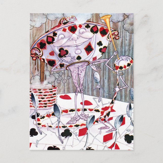 Soup, Beautiful Soup from Alice in Wonderland Postcard (Front)