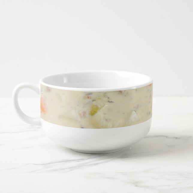Soup Bowl - Clam Chowder design (Right)