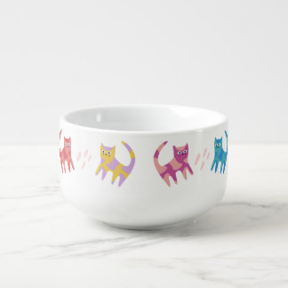 Soup bowl with an animal motif